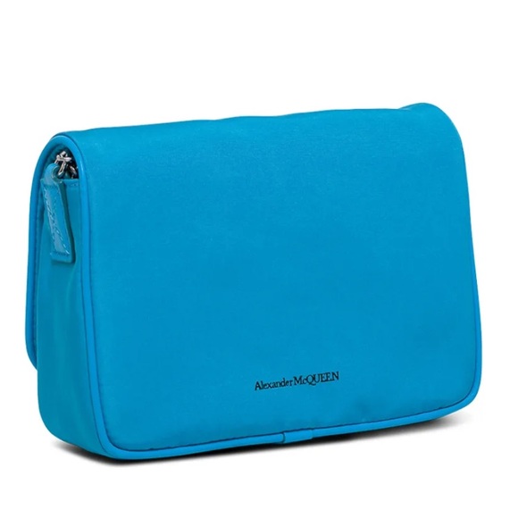 ALEXANDER MCQUEEN, Blue Skull Accent Crossbody Bag - Picture 16 of 16